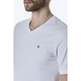 Camiseta-Slim-Manga-Curta-Decote-V-Masculina-Malha-100-Algodao-Basica-Branco-Convicto